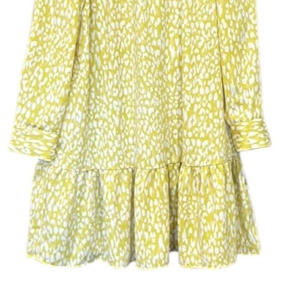 Who What Wear Citrus Leopard Long Sleeve Dress Women’s Size Medium - Picture 9 of 13